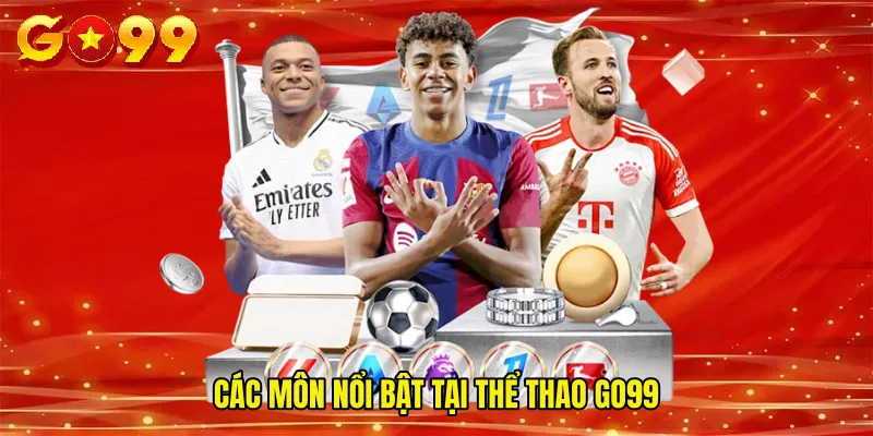 Các môn nổi bật tại Thể Thao GO99